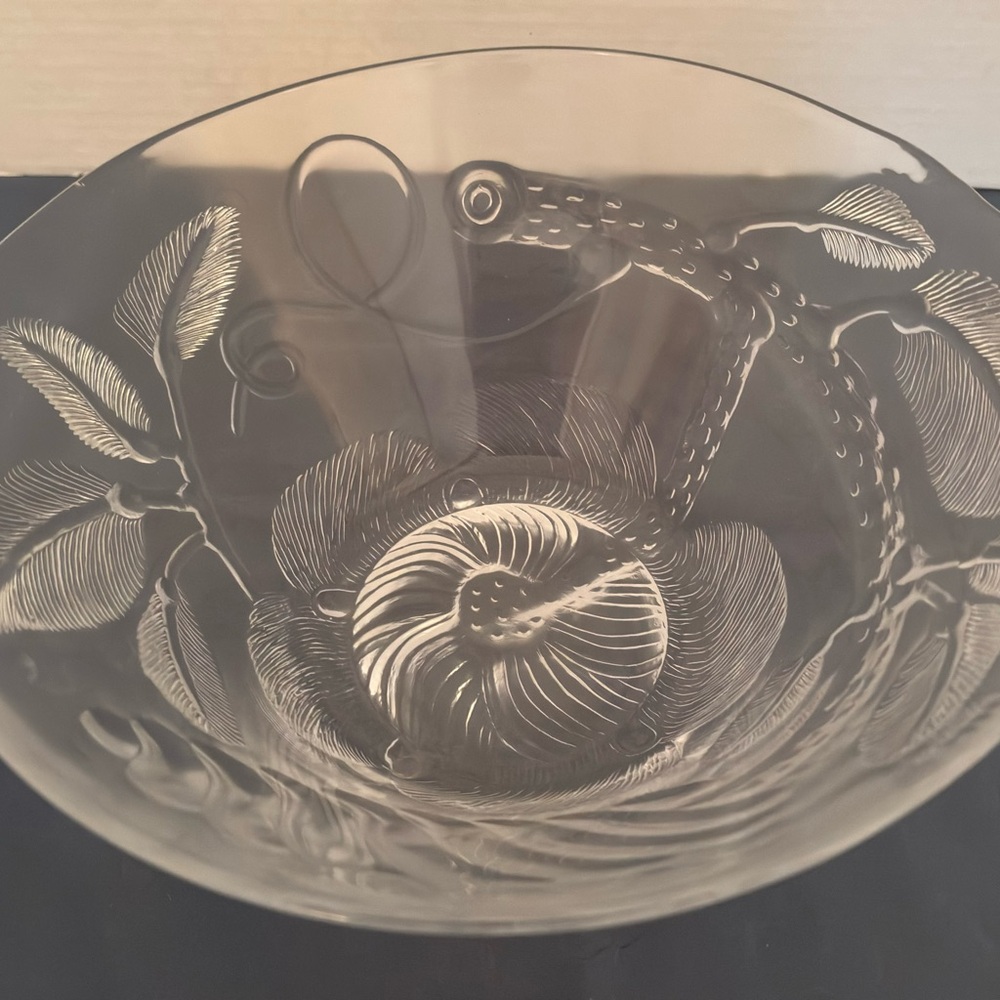 Vintage Finnish Glass Bowl